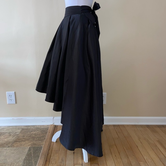 Chic Black High Low Skirt - Picture 6 of 10